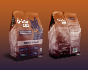 Re-Diseño empaque marca Q-ida Cat