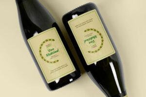Diseño etiqueta vino medicinal